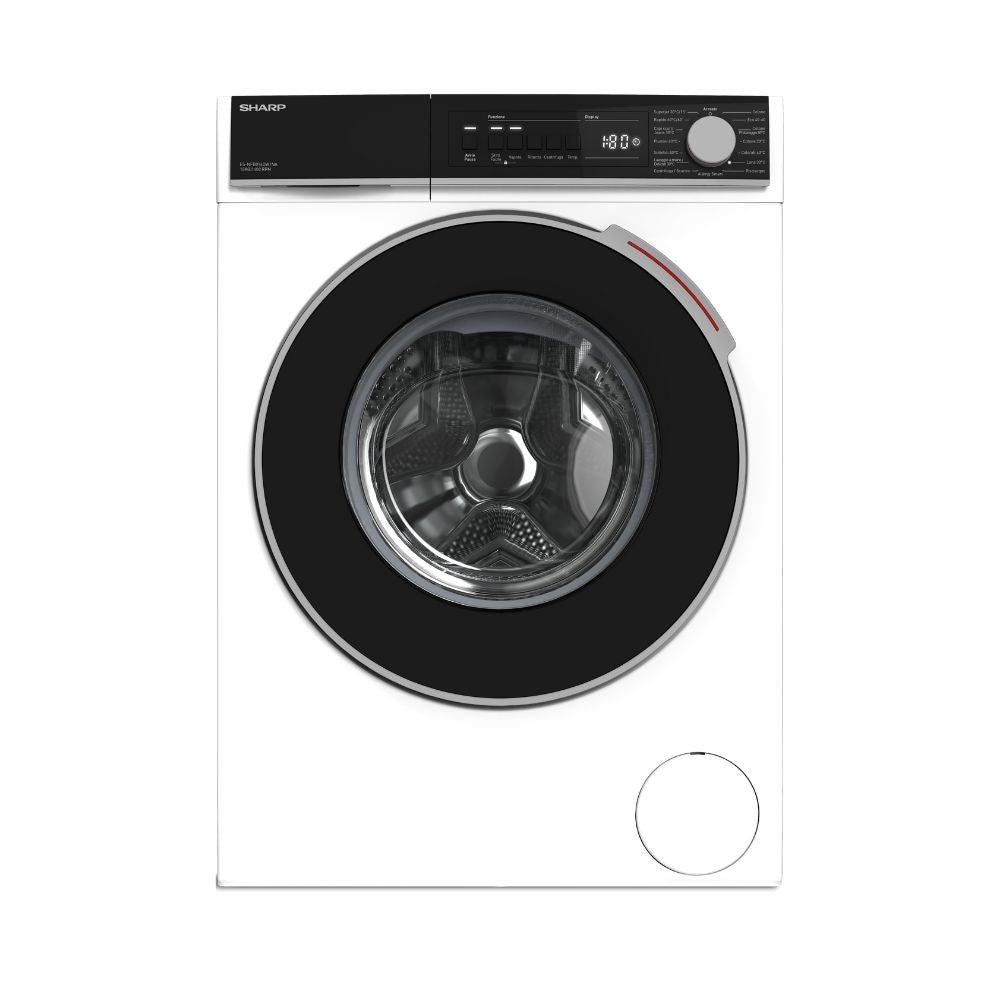 Lavatrice Sharp ESNFB014DW1NA 10 kg carica frontale 1400 giri serie inverter con vapore classe A