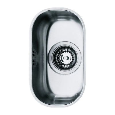 Lavello 1 vasca Franke AMX11016 sottotop inox satinato 18.8x32.3 cm.