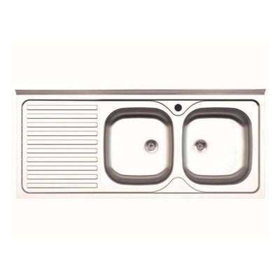 Lavello appoggio 50 series 120x50 cm SA127 sinistro