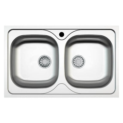 Lavello 86x50 2 vasche SA322