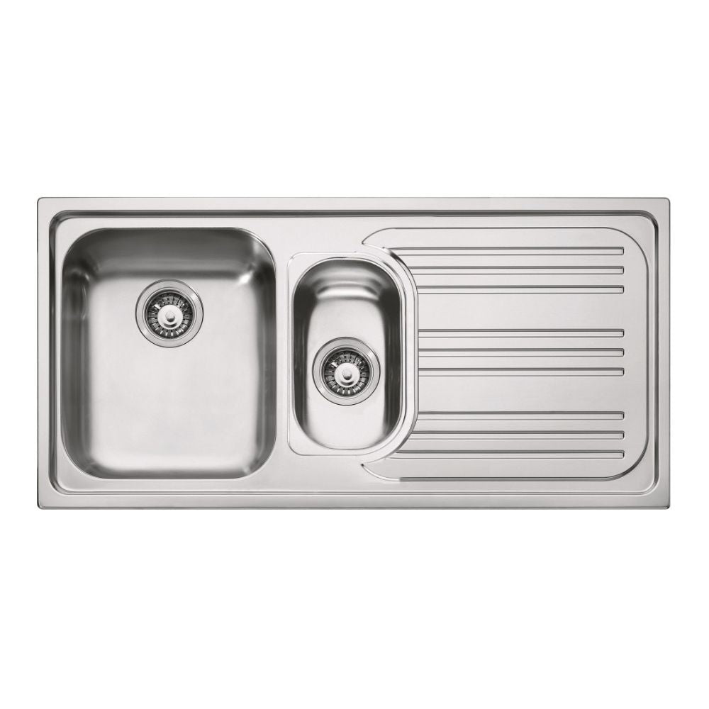 Lavello incasso Franke 1 vasca e 1/2 con gocciolatoio destro RRX651DX 100x50 inox