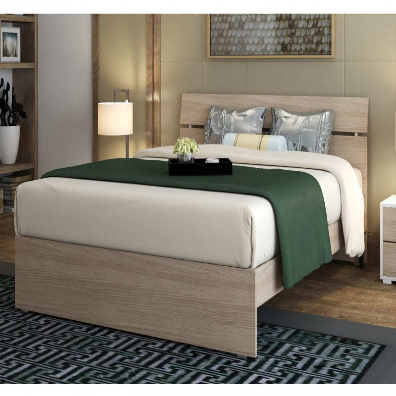 Letto matrimoniale 160 cm colore olmo