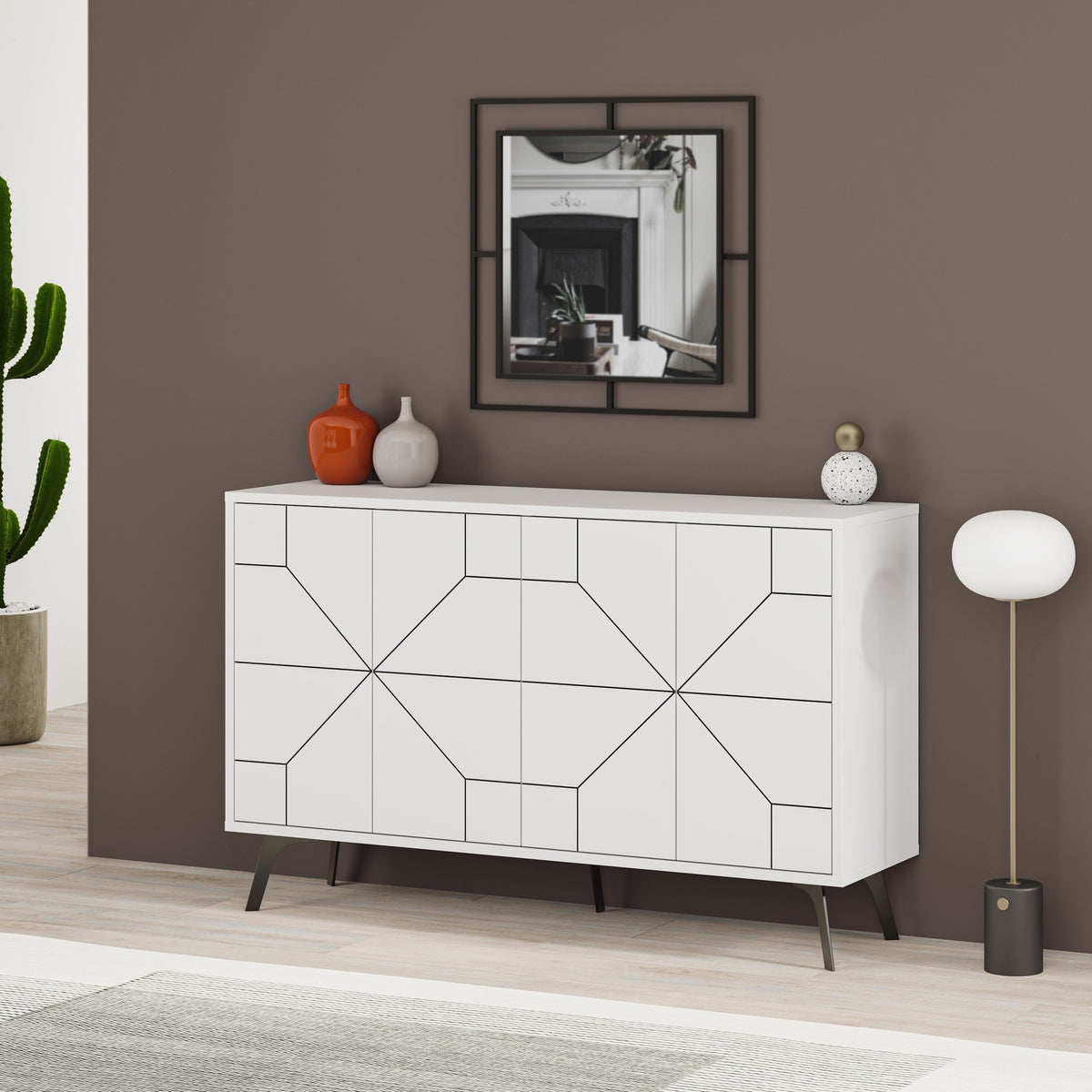 Madia 4 ante Dune colore bianco
