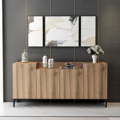 Madia Ellaria 4 ante noce 160x42x75h