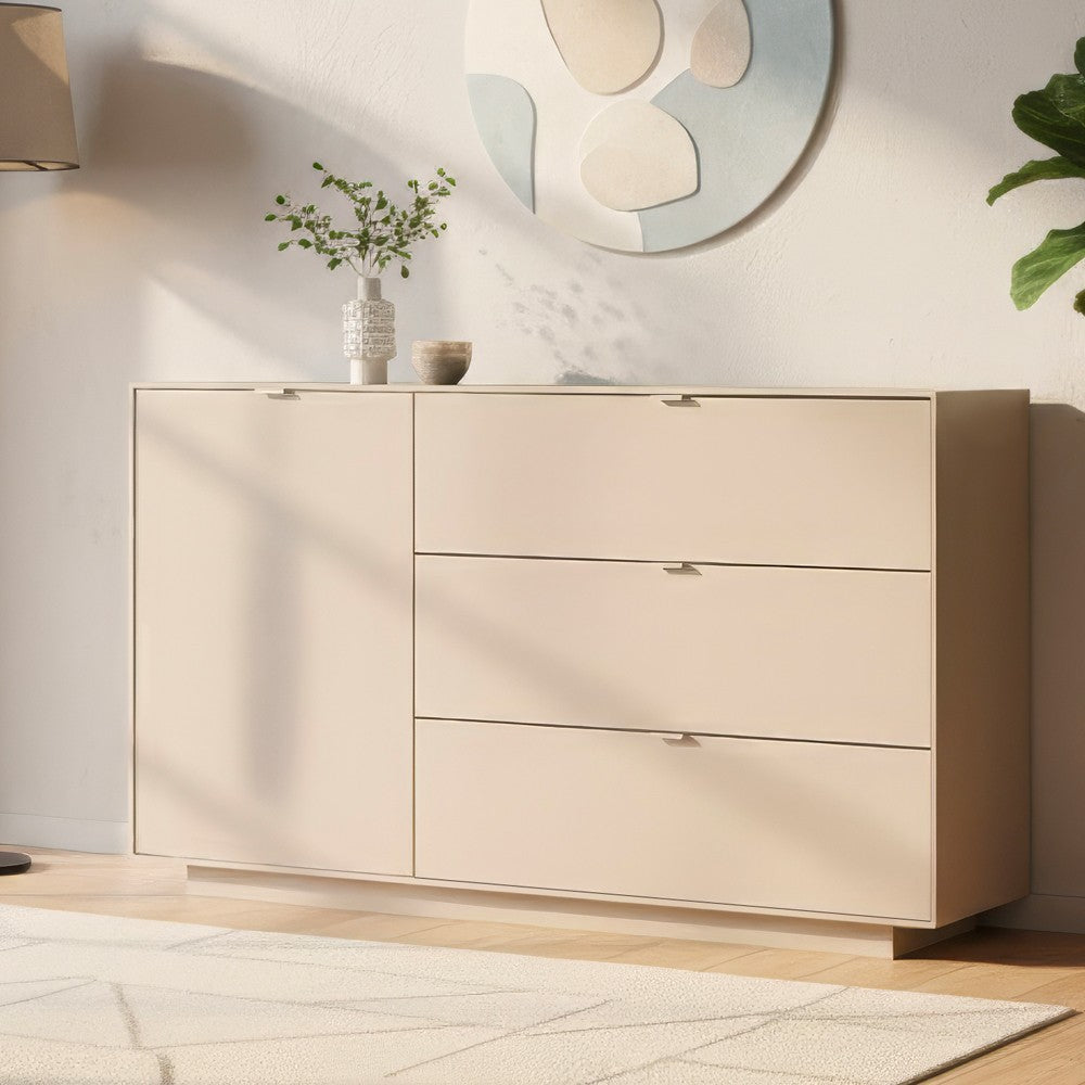 Madia Sivas 51A con 3 cassetti e 1 anta colore cashmere