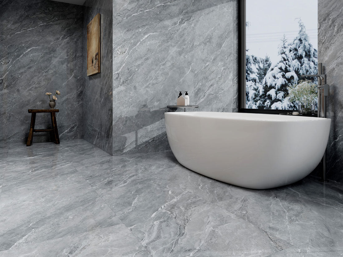 Pavimento SPC - (Confezione da 12 Lamine "Totale 2.18 mq")- 58.5 cm (H) x 31 cm (L) x 0.5 cm (SP)
