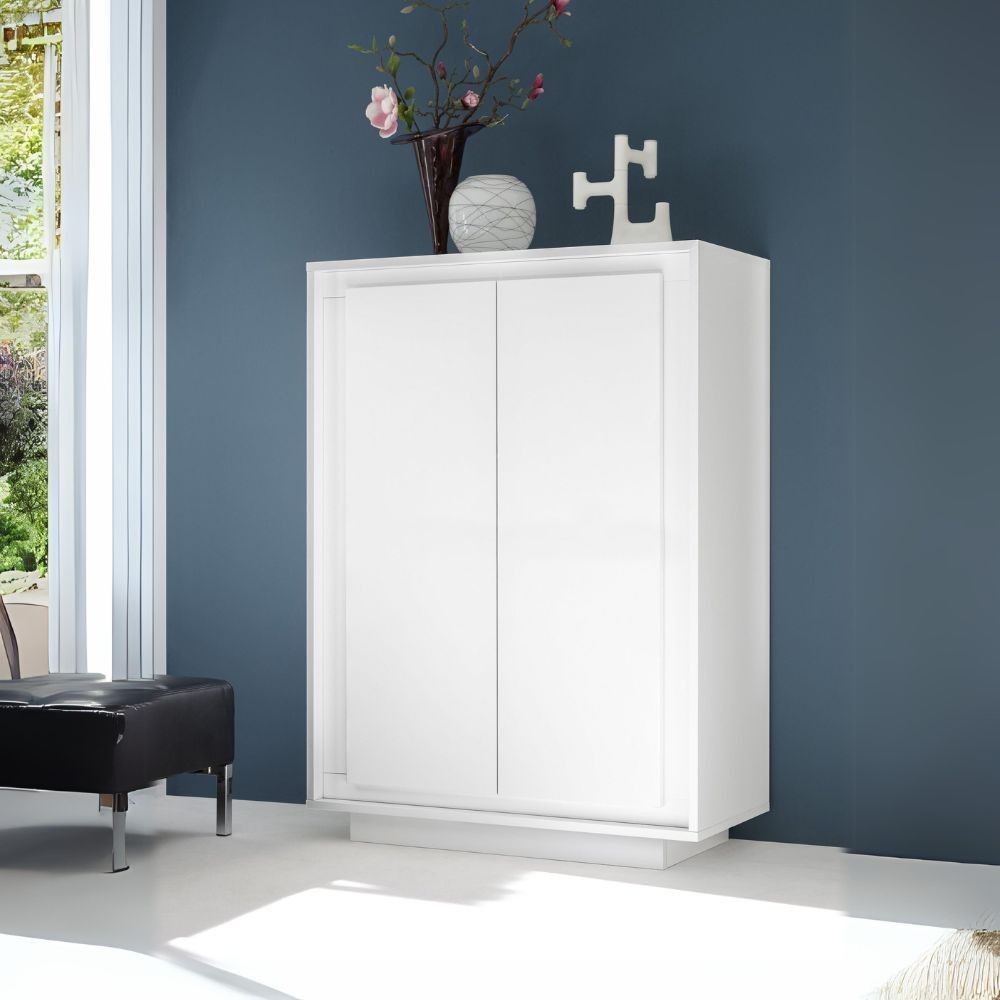 Mobile contenitore Tiki 2 ante colore bianco opaco