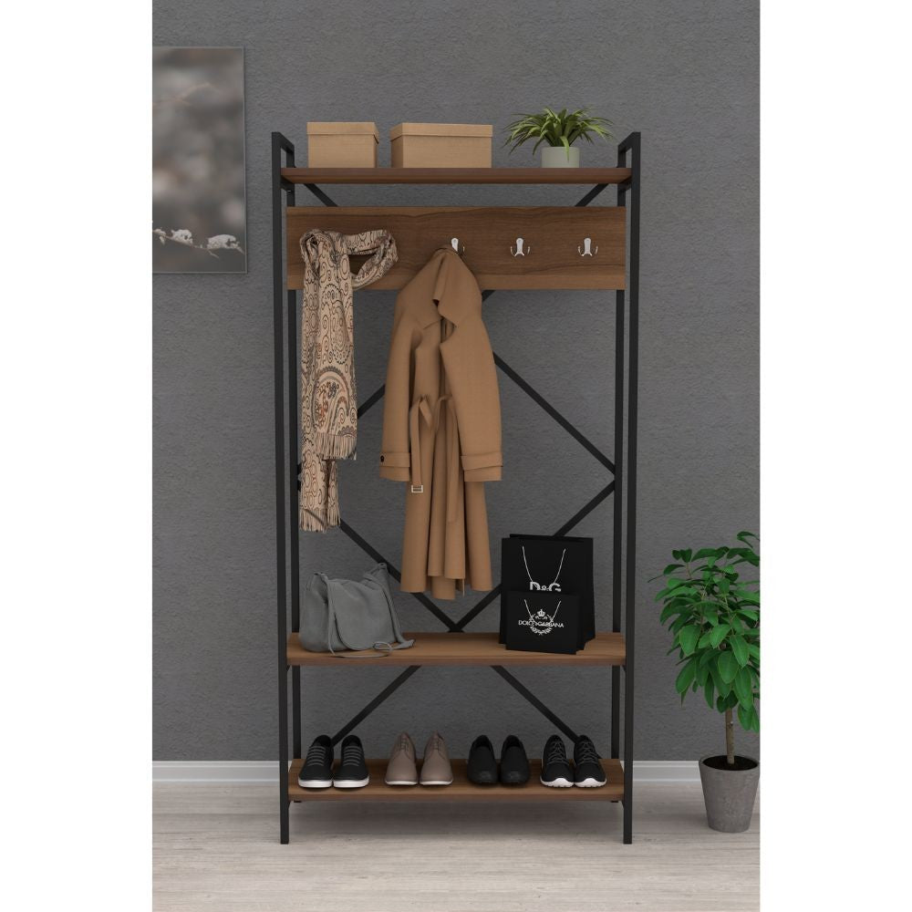 Mobile ingresso Navis noce con appendiabiti e rastrelliera