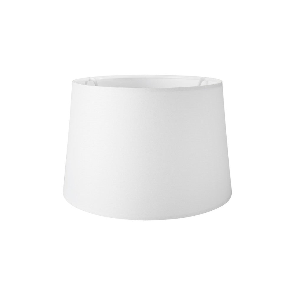 Paralume Deco MDL3565 in PVC effetto tessuto bianco