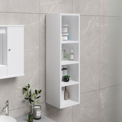 Pensile 30 H120 senza anta colore bianco frassinato