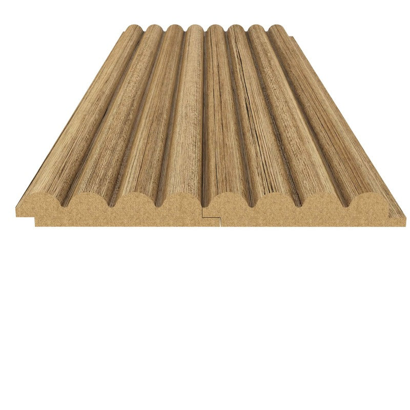 Pannelli Cannettato in MDF Doghe Grezze 2,80 mt x 10 cm