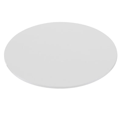 Pianale tavolo tondo 90x90x3.8 con bordo poliuretano bianco