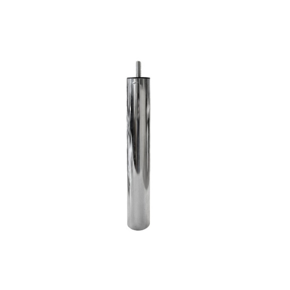 Piede in metallo cromato diametro 4,2 cm altezza 10 cm