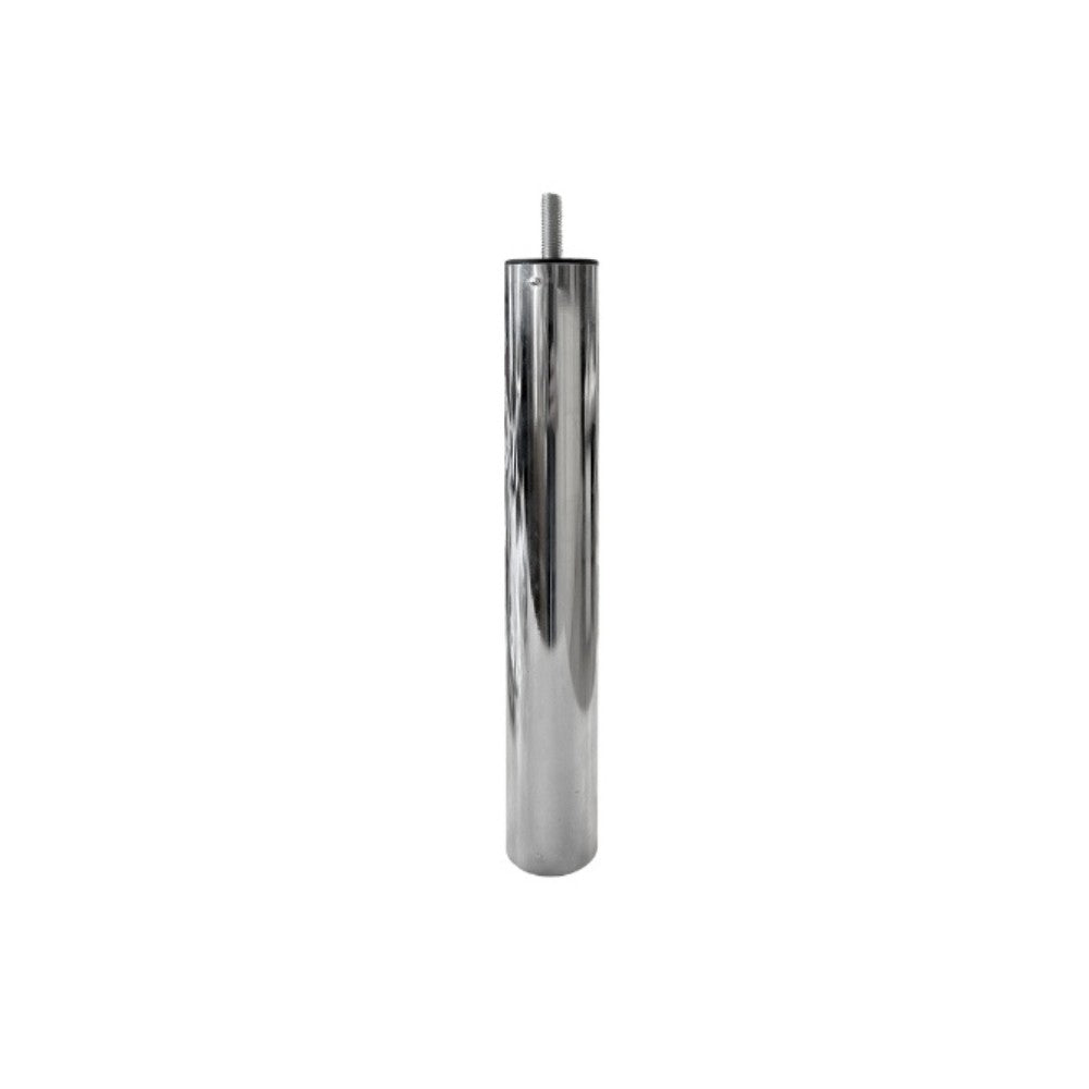 Piede in metallo cromato diametro 4,2 cm altezza 15 cm