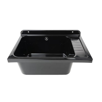 Pilozzo a muro 2051FNSCAT con kit di scarico autopulente 58x38 cm. colore nero