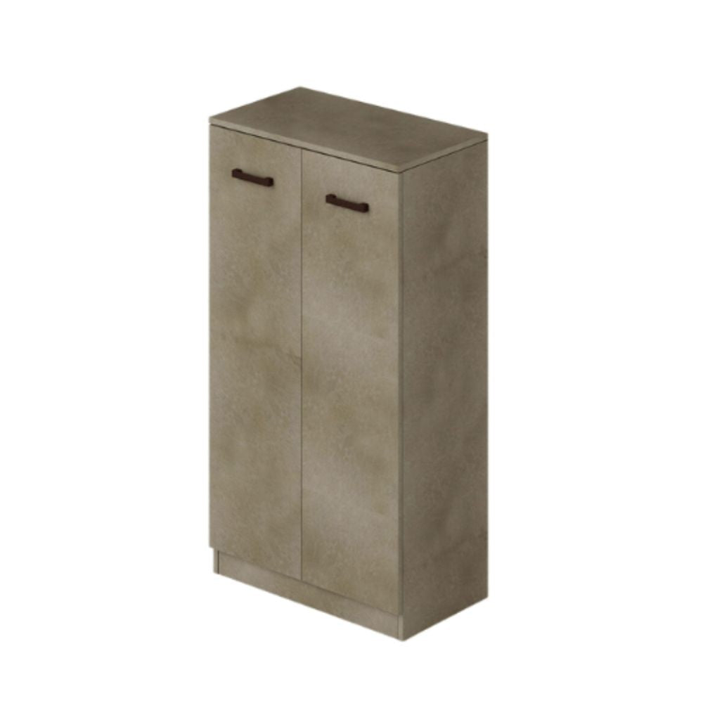 Scarpiera Armadio 2 ante e ripiani Gabriella 130 argilla