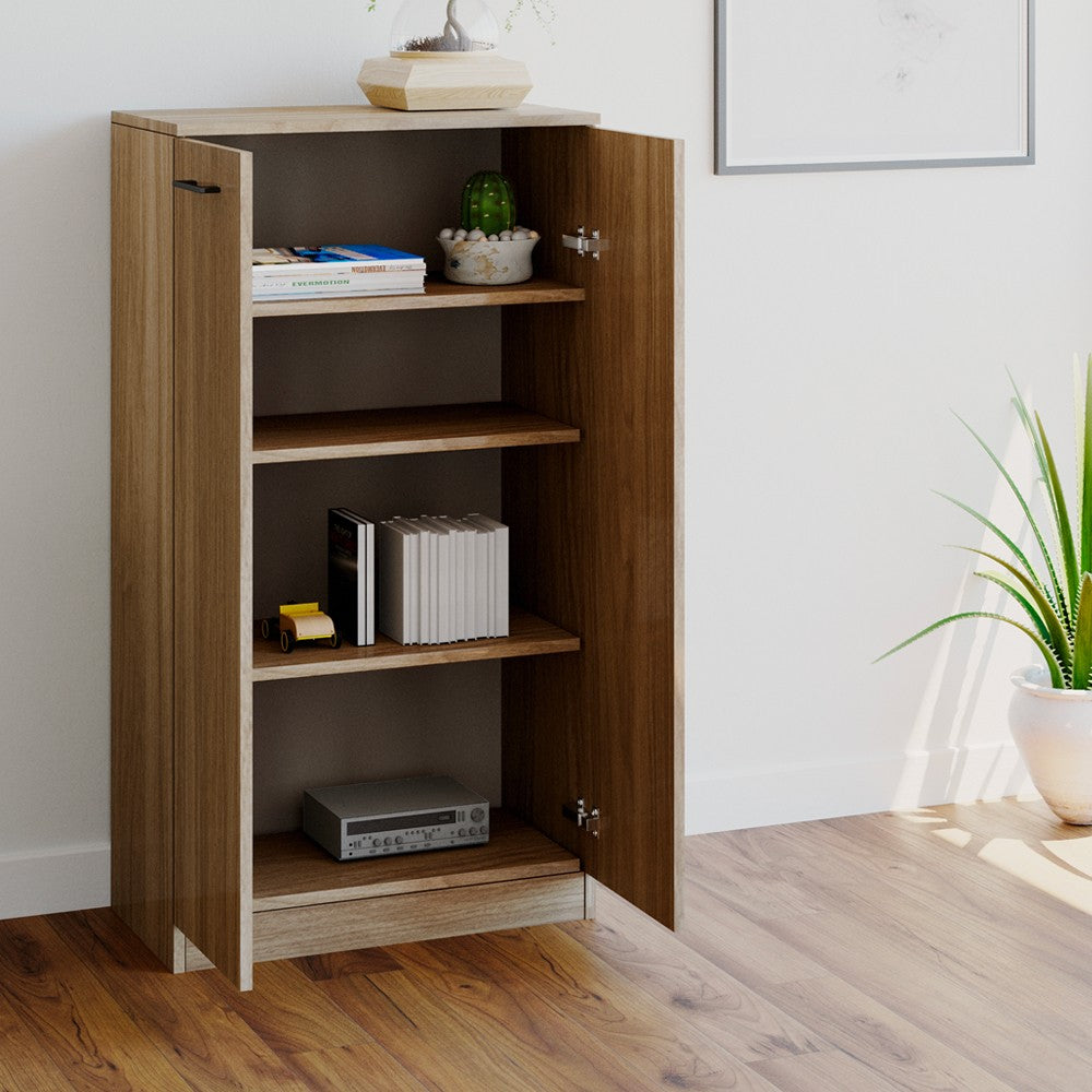 Scarpiera armadio Gabriella 130 cm noce naturale