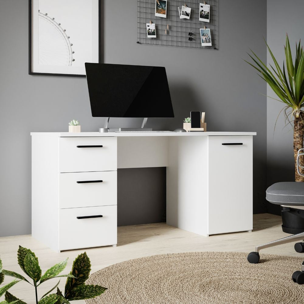 Scarpiera Cecilia con 3 scomparti ed un cassetto colore rovere 58.2x20.4x127.7 H cm.