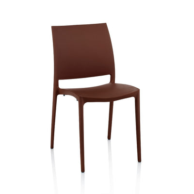 Sedia Curtis polipropilene bronzo design ergonomico