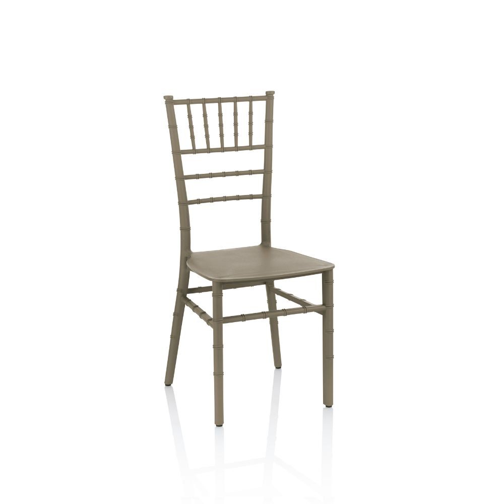 Sedia Falkor polipropilene tortora