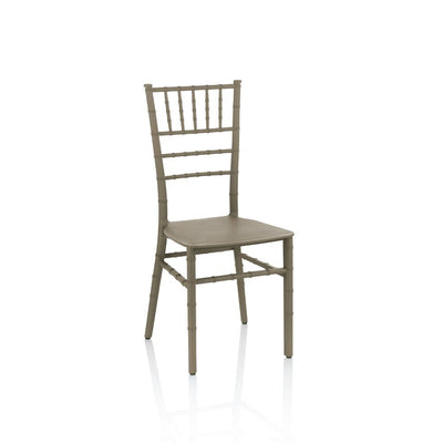 Sedia Falkor polipropilene tortora