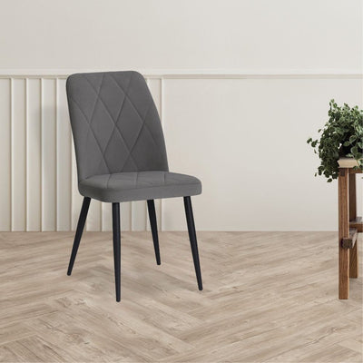 Tavolo fisso Opera con piano effetto marmo nero gold lucido e struttura in metallo nero