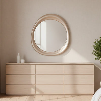 Specchiera SP48 sagomata colore cashmere