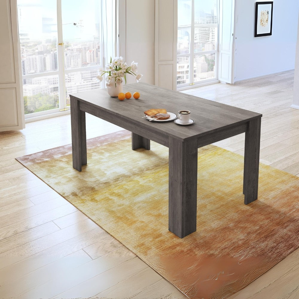 Tavolo allungabile Anthony 160x88x75 H cm colore ancona oak stile shabby