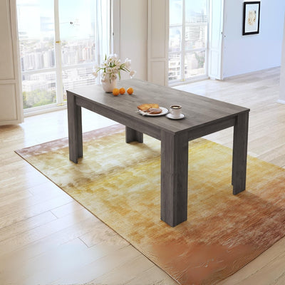 Tavolo allungabile Anthony 160x88x75 H cm colore ancona oak stile shabby