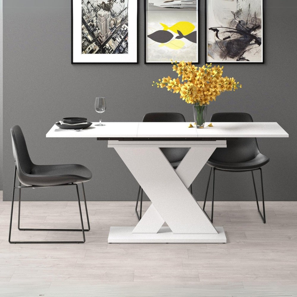 Tavolo allungabile Axi colore bianco frassinato