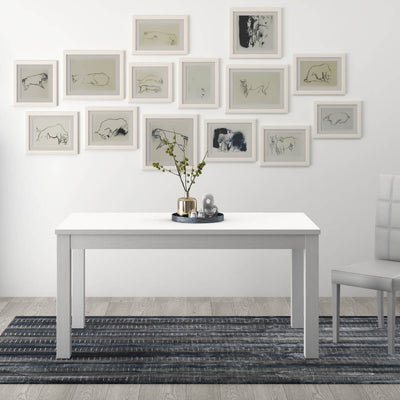 Tavolo allungabile Empoli 160x90 bianco frassinato