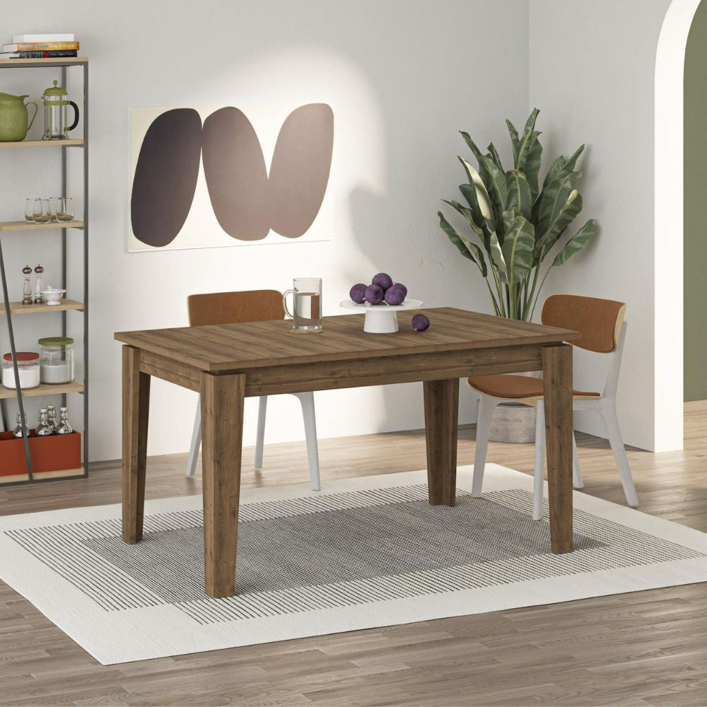 Tavolo allungabile Megaron colore hitit noce 120x80 cm.