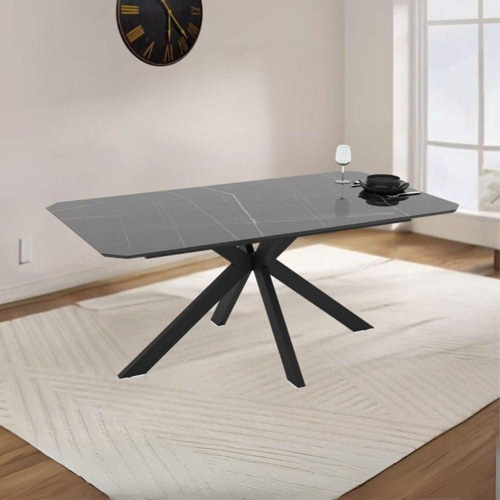 Tavolo allungabile 1485 con allunga centrale 190/235x 90x76 H cm. noce