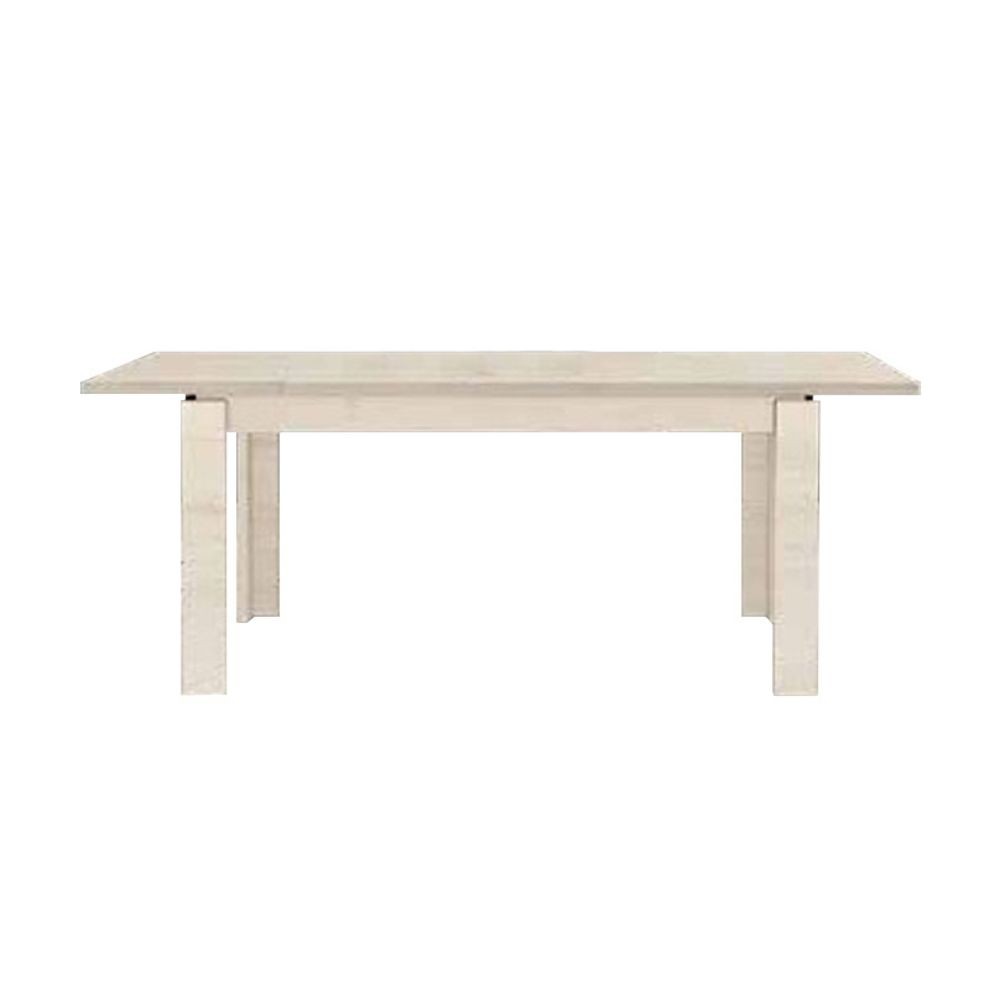 Tavolo Imab Manhattan in rovere sbiancato con 1 allunga 130x90x76.5 H cm.