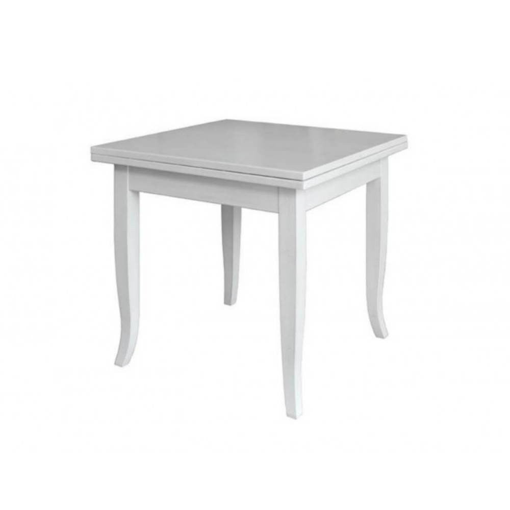 Tavolo quadrato allungabile Verona bianco 90x90