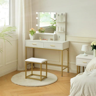 Armadio Niceville 2 ante battenti e 2 cassetti colore bianco