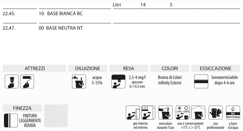 FONDO UNIFORM CRIL-FN EXTRA  LT.14