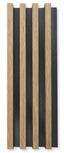 Pannello WPC Doghe Esterno-Interno H 280 cm x L 16,6 cm x P 2,2 cm